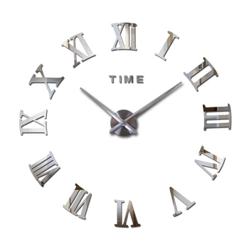 HOT 3d diy Akryl miroir vægur klistermærker ure ure Quartz Moderne reloj de forhold, boligindretning nye gratis fragt