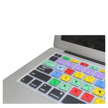 HOT-Adobe Illustrator-Tastatur Genvej Design Funktionel Silikone Cover Til Macbook Pro Air 13 15 17 Protector Mærkat