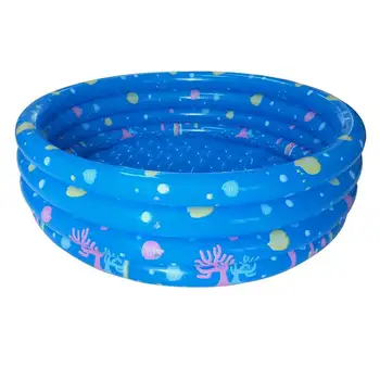 Hot Børn Oppustelige Swimmingpool PVC Trinuclear Baby Swimmingpools Piscina Bærbare Udendørs Soppebassin Størrelsen 100*42CM