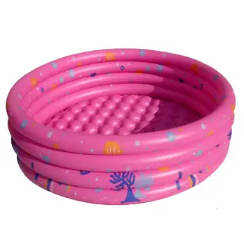 Hot Børn Oppustelige Swimmingpool PVC Trinuclear Baby Swimmingpools Piscina Bærbare Udendørs Soppebassin Størrelsen 100*42CM