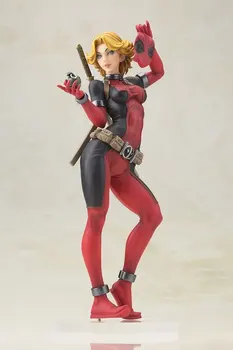 Hot Marvel Super Hero Bishoujo Statue Dame Deadpool Sexet Kotobukiya 23CM Action Figur
