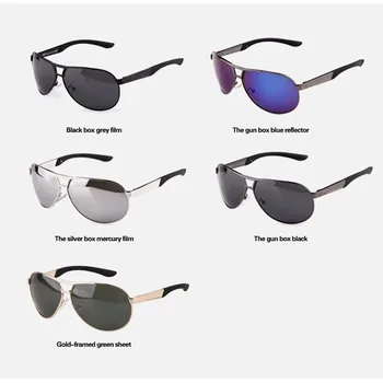 Hot Mode til Mænd UV400 Polariseret Belægning Solbriller mænd Kørsel Spejle Oculos Brillerne, Sol Briller, for Man Sunwear