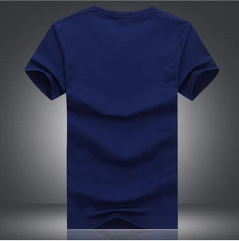 Hot nye Sommer T-shirt til Mænd Kort Ærme Bomuld Slim T-Shirt Casual Fashion T-shirt Kvalitet Berømte Brand Design Nye Ankomst Mænd