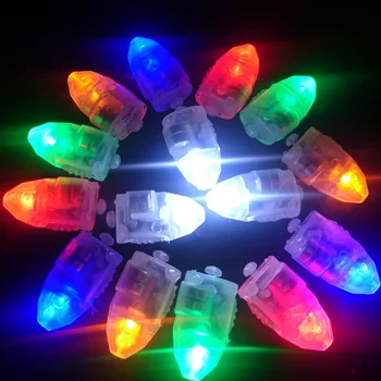 Hot Salg 100pcs/masse Farverige Flash LED Ballon Lys Papir Lanterner til Bryllup julefrokost Dekoration natale