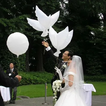 Hot Salg 105*48cm 50stk/masse Bryllup globos balao due balloner fred fugl bolden duer folie balloner
