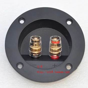 Hot salg 57 MM højttaler crystal junction box kobber højttaler bindende indlæg audio-forstærker diy tilbehør/Gratis Fragt