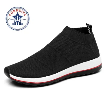 Hot salg, der kører sko til mænd, kvinder sneakers sport sneaker billige Lys Runing Åndbar Slip-On Mesh (Luft mesh) Bred(C,D,W)