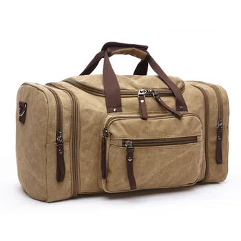 Hot Salg! Høj Kvalitet Multifunktionelle Mænd Vintage Travel Bag Bolsa Lærred Stor Kapacitet Tote Bærbare Bagage Duffle Tasker DB47