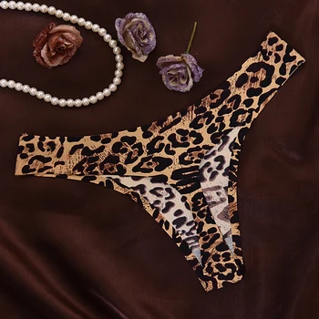 Hot Salg Kvinder Sexet Leopard Seamless Undertøj Kvinder s T G-Streng Trusser til Kvinder Trusser Calcinha Undertøj Tanga Trusse Til Kvinder