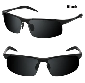 Hot Salg mænd aluminium-magnesium bilister night vision goggles anti-blænding polariserende solbriller, Polariserede Briller Kørsel