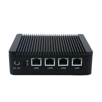 Hot salg N10 Plus home server mini-pc j1900 quad core CPU 4 intel lan firewall, vpn router understøtter linux pfsense OS og for 3G/4G