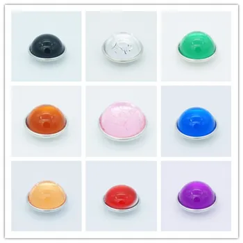 Hot salg NS0005 Demo Transparente skønhed 18MM DIY snap knapper passer DIY snap armbånd halskæde smykker engros