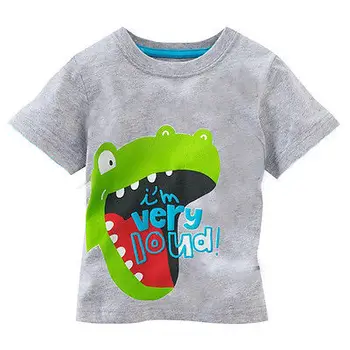 Hot Sell Søde lille Barn Kids Baby Drenge tøj Tegnefilm Tees korte ærmer Toppe T-shirt i Alderen 1 til 6 År