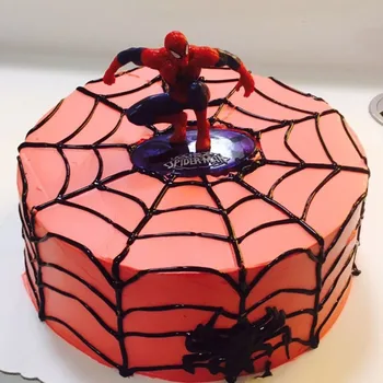 HOT superhelt Spider-Man Party cupcake toppers picks Fødselsdag Spiderman Fest Dekoration Børn Forsyninger Kage dekoration Kid Legetøj
