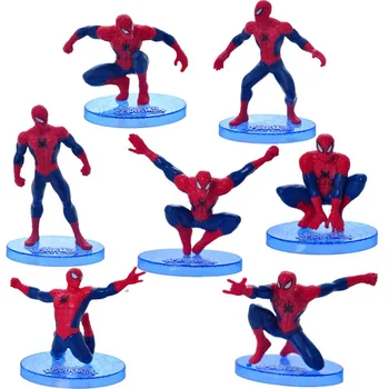 HOT superhelt Spider-Man Party cupcake toppers picks Fødselsdag Spiderman Fest Dekoration Børn Forsyninger Kage dekoration Kid Legetøj