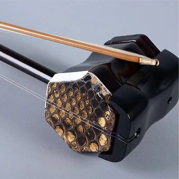 Hot sælger Erhu 01A1 Kinesiske to Strygere Violin Instrumenter Urheen & Tilbehør med Harpiks reservedele strenge Bue Bog og Fald
