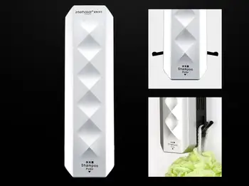 Hotel badeværelse flydende sæbe dispensere vægmonteret hotel toilet badeværelse manuel tre hoveder MJ7016