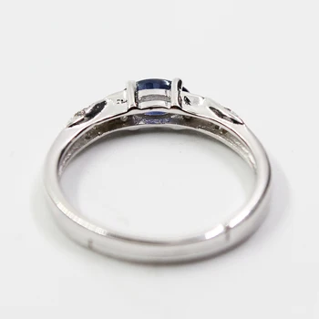 Hotsale naturlige safir ring 3*6mm naturlig safir ædelsten sølv ring 925 solid silver safir ring fra Kinesiske safir m