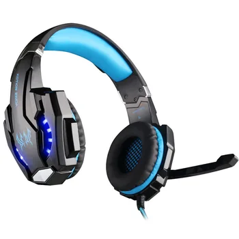 Hovedtelefon Stereo Spil Gaming PS4 Headset Anti-støj Blænde Lyset PC Gamer ecouteur Glød Hovedtelefoner Med MIKROFON USB-3,5 mm Audio Kabel