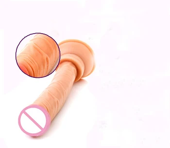 HOWOSEX bærbare 145*22mm Mini Anal Dildo Silikone Blød sugekop vandtæt soft Penis For Kvinder mand bøsse sex toy voksen spil