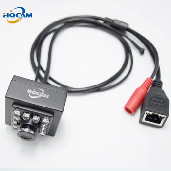 HQCAM 720P MINI IR 940nm Lysdioder 1.0 MP Onvif Cctv Ir-Mini Ip-Kamera, mikrofon oprettet lyd Kamera HI3518E IR CUT nattesyn IP-KAMERA