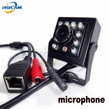 HQCAM 720P MINI IR 940nm Lysdioder 1.0 MP Onvif Cctv Ir-Mini Ip-Kamera, mikrofon oprettet lyd Kamera HI3518E IR CUT nattesyn IP-KAMERA