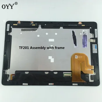 HSD101PWW2 LCD-skærm, touch screen Digitizer Assembly med ramme For Asus Transformer Pad TF201 TCP10C93 V0.3 vesion