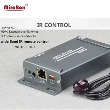 HSV891Matrix TCP IP-HDMI-IR Extender N x N 100m/120m/150m over Cat5/5e/Cat6 UTP Rj45 STP HDMI Sender og Modtager Over IP