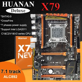 HUANAN deluxe-X79 bundkort CPU RAM-køler sæt X79 LGA2011 bundkort CPU Xeon E5 2660 V2 RAM 8G(2*4G) DDR3 RECC alle testet