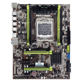 HUANAN V2.49 X79 bundkort CPU RAM sæt X79 LGA2011 bundkort Xeon E5 2660 V2 10 kerner 20 tråde RAM 8G(2*4G) DDR3-1333 RECC