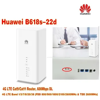 Huawei B618s-22d LTE Cat11 Trådløse Gateway plus 2stk TS9 4g antenne