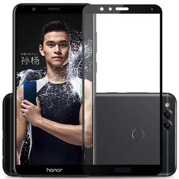 Huawei Honor 7X Hærdet Glas Film KOOSUK Oprindelige Fuld Skærm Protektor cover Til Huawei honor 7 X HD Slanke Glas Film 5.93 tommer