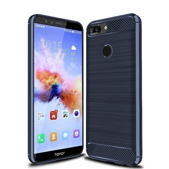Huawei Honor 9 Lite Tilfælde Dække 5.65 tommer Luksus Soft-Carbon-Fiber TPU Silikone Cover Til Huawei Honor 9 Lite
