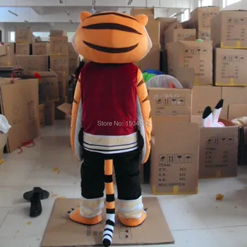 Huntiger Tiger Kung Fu Panda Ven Crtoon Mascot voksen Kostume salg, Gratis Forsendelse