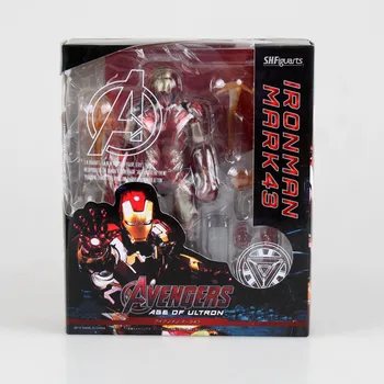 Huong Filmens Figur 16 CM Super heroes SHFiguarts Iron Man Mark 43 PVC-Action Figur Collectible Model Toy