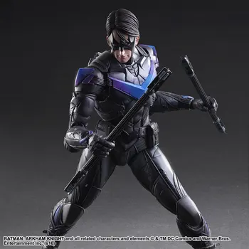 Huong Filmens Figur 25 CM Batman Arkham Ridder IKKE.6 NIGHTWING PVC-Action Figur Collectible Model Toy