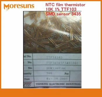 Hurtig Gratis Skibet 100pcs/masse NTC film termistor temperatur sensor 10K 1% TTF103 SMD-sensor 3435
