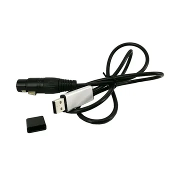 Hurtig levering USB til DMX-Lnterface Adapter LED DMX512 Computer PC Fase Belysning Controller Lysdæmper