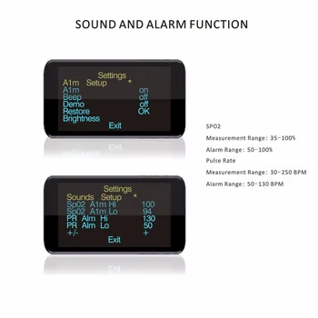 Husholdning Sundhed Skærme, Finger Pulse Oximeter Silikone, ABS Sensor Udstyr Pulsioximetro OLED-SPO2-pulsmåler-NYT