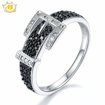 Hutang Diamant Smykker Naturlig Gemstone Spinel 925 Sterling Sølv Bælte Form Ring Fine Sten Smykker Til Gave Nye Ankomst
