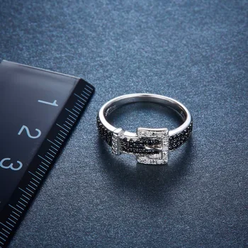 Hutang Diamant Smykker Naturlig Gemstone Spinel 925 Sterling Sølv Bælte Form Ring Fine Sten Smykker Til Gave Nye Ankomst