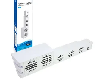 Hvid PS4 Pro Køligere , kan Eksterne USB-5-Fan Super Turbo-Temperatur Køling Ventilator med USB-Kabel til Sony Playstation 4 Pro Gaming
