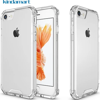 Hybrid Clear cover Til iPhone 7 Heavy Duty Bumper Protective cover Til iPhone 7 Plus-Anti-Ridse Hårdt Cover Til iPhone 7 7 Plus