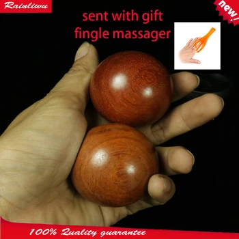 Hånd Massage Hånd bold Palisander Håndbold Massageapparat Blodcirkulationen Pæretræ Solid Kugler