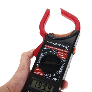 Håndholdt Clamp Meter DT266 LCD-Digital Multimeter et Voltmeter Amperemeter AC/DC Ohm, Volt-Amp-Meter-Tester Måling Klemme Værktøjer