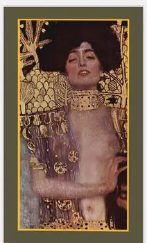 Håndlavede olie maleri reproduktion af Gustav Klimt moderne kunst på væggene