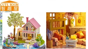 Håndlavet Dukke Hus Møbler Miniatura Diy Dukkehuse Miniature Dukkehus I Træ Legetøj For Børn, Voksne Fødselsdagsgave B21