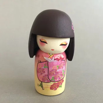 Håndlavet Malet Søde Japan Kimono Doll 3D-køleskabsmagneter Turisme Souvenir-Køleskab Magnetiske Klistermærker Hjem indenfor dekoration
