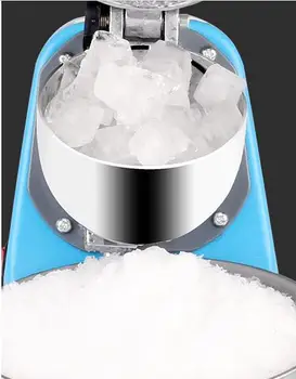 Høj effektivitet 85 kg/h kommercielle rustfrit stål elektrisk bar sne cone ice crusher automatisk is shaver gør maskinen 220v