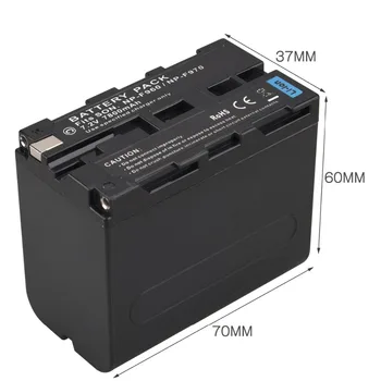 Høj Kapacitet 2x 7800mAh NP-F970 NP-F960 NP-F970 NP-F960 Digital Kamera Batteri + USB-Oplader til Sony NP-F960 NP-F970 Batteri